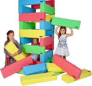 Bekijk leuke cadeautip : RIWI 12-delige bouwstenen set | XXL schuimrubber bouwstenen